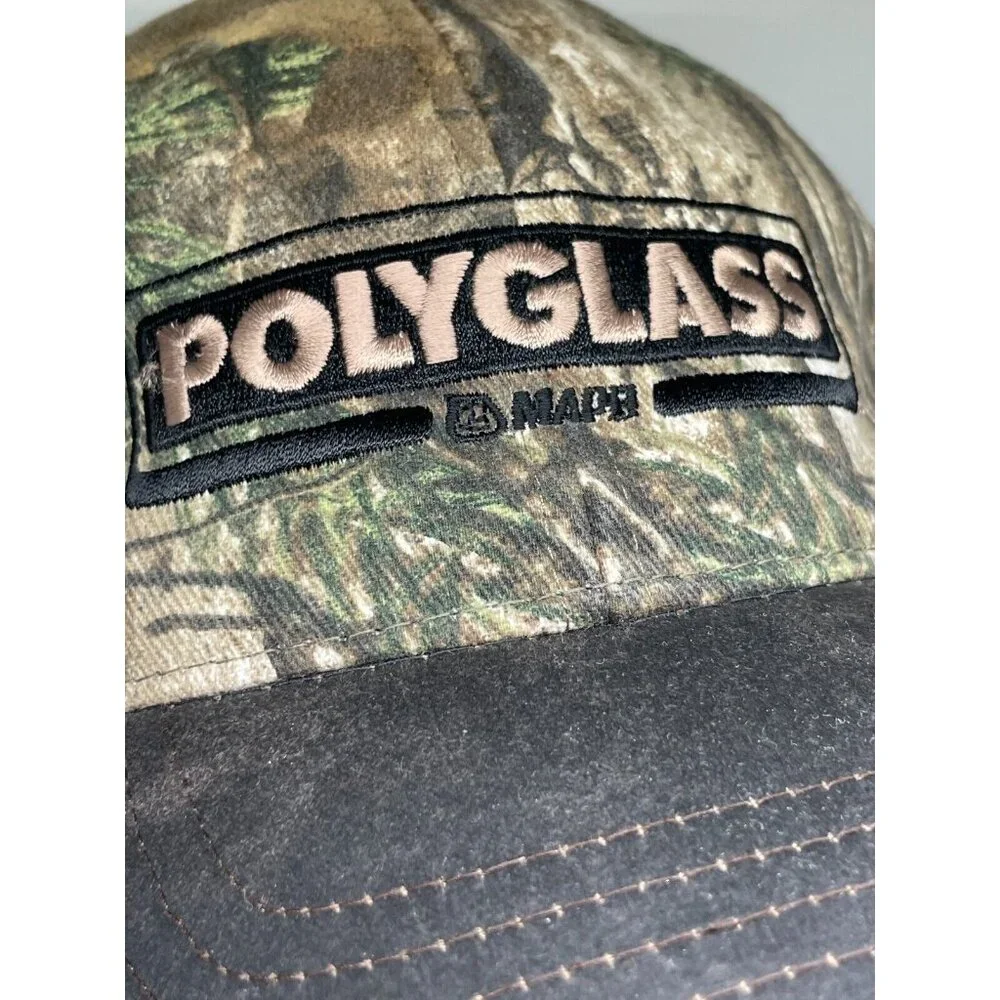 CONTINENTAL POLYGLASS MAPS CAMO baseball cap hat strap back hunting